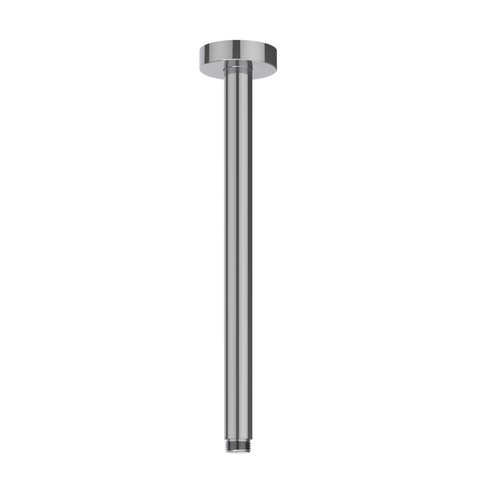 IVY Pact Ensemble de douche à effet pluie - encastré - symmetry - inverseur d’arrêt 2 voies - bras de plafond 30 cm - pomme de douche principale medium 25 cm - barre de douche avec sortie - flexible de douche 150 cm - douchette à main 3 jets - Chrome SW1035670