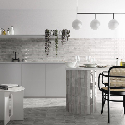 ÉCHANTILLON Terravito Ardeno Koko pour carrelage mural et de sol - 150x50cm - 8mm - Gris SW1221336