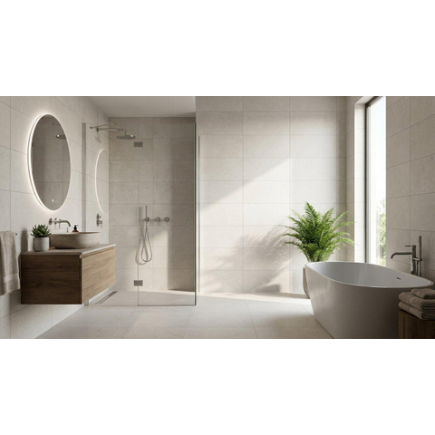 ÉCHANTILLON Terravito Cosano Carrelage de sol et mural - 30x60cm - rectifié - mat Crème SW1130996