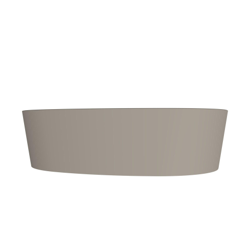 Arcqua Rocker waskom - opbouw - organisch rechts - 50x37cm - mat klei SW1209134