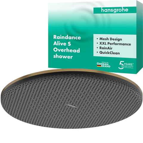 Hansgrohe Raindance Alive S - hoofddouche 300 - 1jet - geborsteld brons (brons) SW1388222