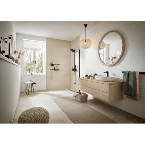 Hansgrohe Pulsify s Howerpipe - 26cm - 2jet - planchet - 40cm - mat wit SW651110