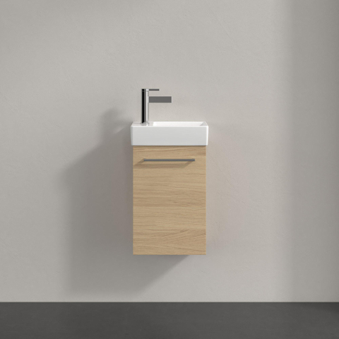 Villeroy & Boch Avento wastafelonderbouwkast - 1 deur - 34x51.4x20.2cm rechts - Nordic Oak (hout) SW448413