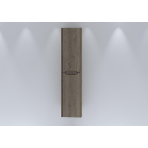 H&R badmeubelen Juice Hoge Kast - 40x35x170cm - met ronde hoeken - 2 deuren - linksdraaiend - charleston SW875792