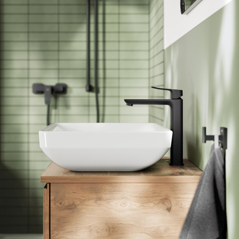 Grohe Dice Wastafelmengkraan - XL-size - opbouw - matte black (mat zwart) SW1440582