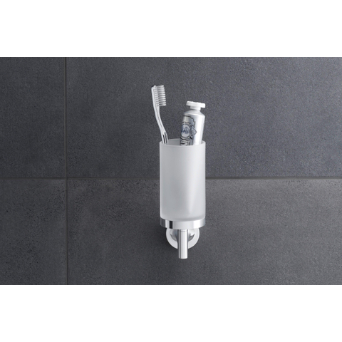 Duravit Starck T Tandenborstelhouder - matglas - hoogglans chroom SW297092