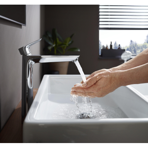 Hansgrohe Talis e Eengreeps wastafelmengkraan - 240 zonder afvoer - hoogglans chroom SW28988