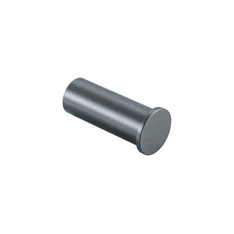 Fortifura Calvi Handdoekhaak - rond - enkel - PVD - geborsteld gunmetal (antraciet) SW1211592