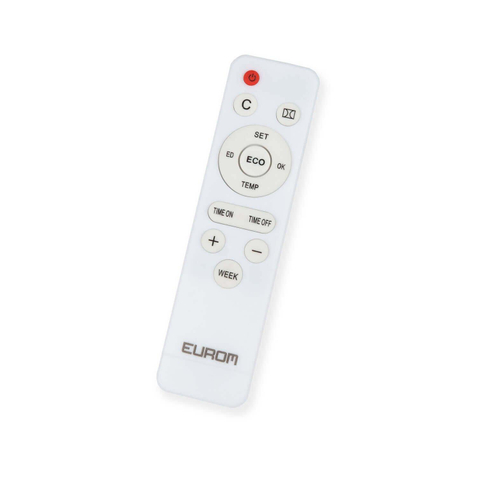 Eurom Mon Soleil Panneau infrarouge - 63,7x63,8cm - IP24 - 360watt - wifi - sol/mur - Horizontal / Vertical - métal blanc mat SW999859