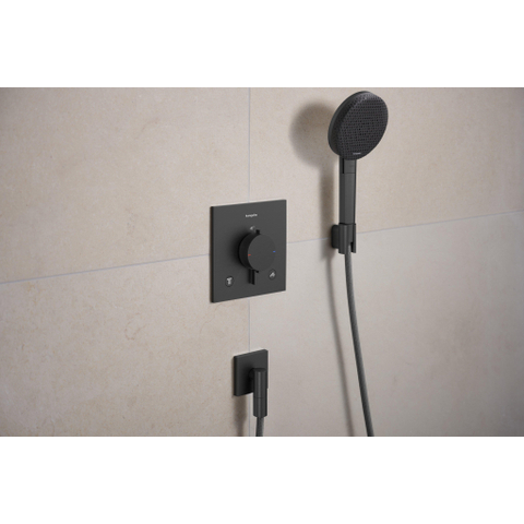 Hansgrohe Raindance alive Douchette à main 125 3 jets EcoSmart+ Chrome noir brossé (anthracite) SW1387872