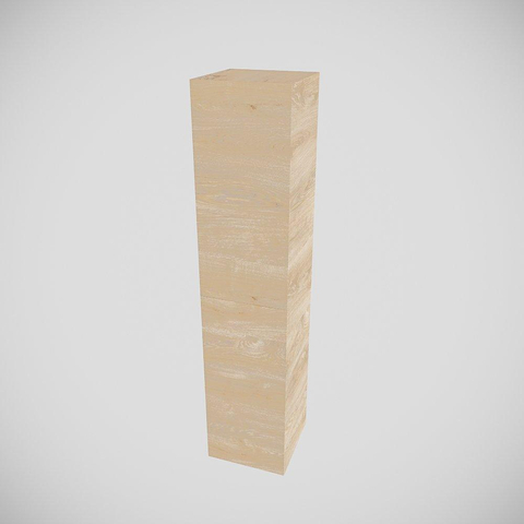 MONDIAZ BEAM Armoire colonne - 160cm - 2 portes - Chêne lavé SW410035