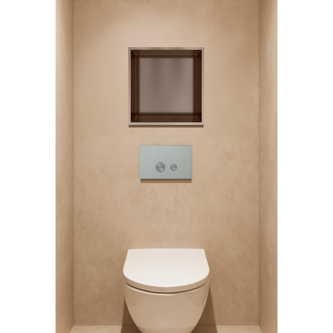 Hotbath &MORE Inbouwbox of inbouwnis - 30x30x10 - tuscan bronze (brons) SW1246578