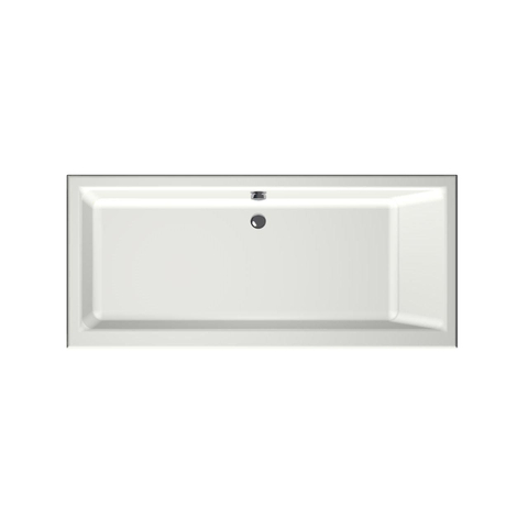 Xenz Kristal Baignoire - 180x80x48 - bonde Centrale - acrylique - blanc mat SW378263