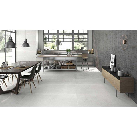 ÉCHANTILLON Ceralto Borello Grip Carrelage mural 25x50cm 9.6mm pâte blanche Blanco SW976403