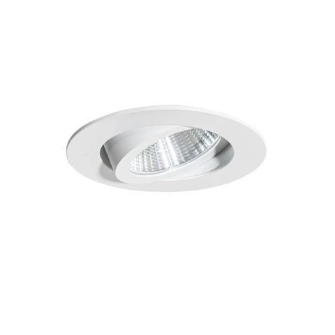 QAZQA Gaius Inbouwspot - 1 lampen - IP65 - Rond - Wit SW1450884