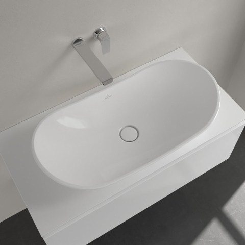 Villeroy et Boch My Nature Lavabo à poser 81x41cm ceramic+ Blanc 0124330