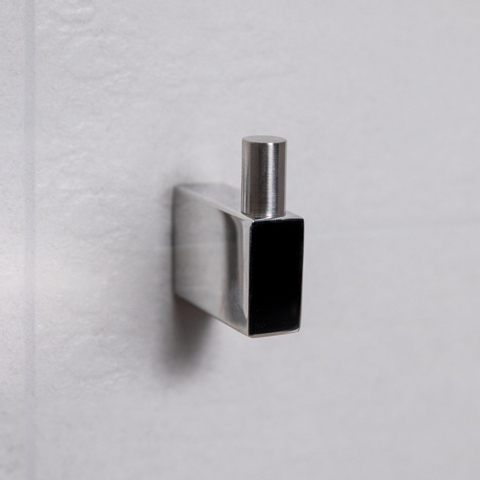 Zack Linea Handdoekhaak 5X1.5X4.5cm Spiegelglans RVS SHOWROOMMODEL SHOW23912