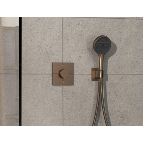 Hansgrohe ShowerSelect Comfort E Thermostaat - inbouw - 2 functies - geborsteld brons SW918039