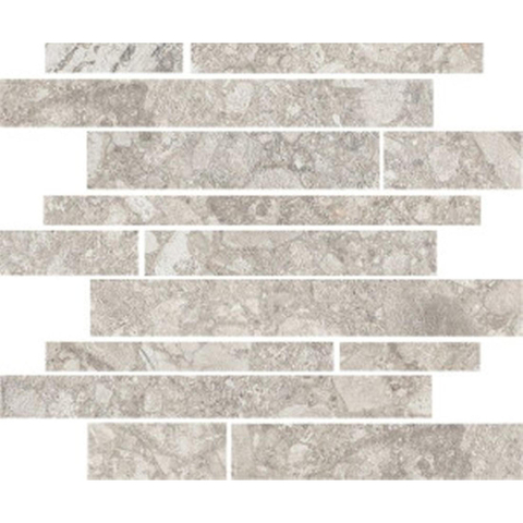 Vtwonen composite Mozaïektegel - 30x30cm - muretto - 9mm - Light grey mat SW367015