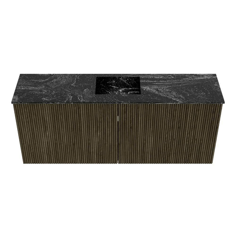 Mondiaz JOYA-DLUX 100cm toiletmeubel - kleur Shadow - Wastafel FAYE positie Midden Zonder kraangat kleur Lava. SW1422892