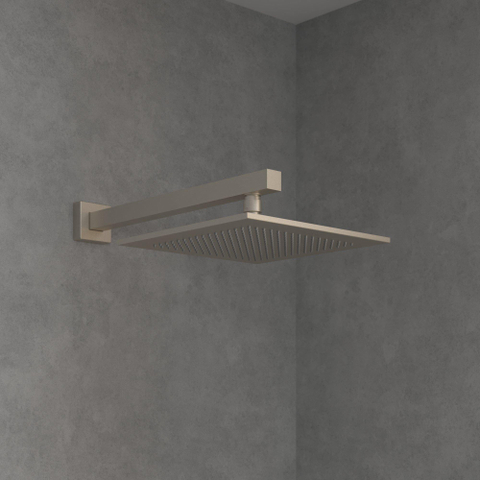 Villeroy & Boch Universal Showers regendouche - 25x25cm hoekig - Brushed Nickel (rvs) SW974358