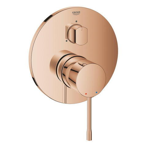 Grohe Essence New Douchekraan Inbouw - 2 knoppen - mengkraan - warm sunset (koper) SW296696