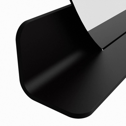 Mondiaz SPOT miroir – Ø 110 cm – avec tablette – Urban (noir) SW1235480