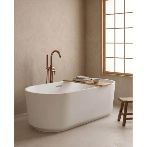 ZEZA Pure baignoire îlot - 170x80x58cm - acrylique - blanc mat SW962844