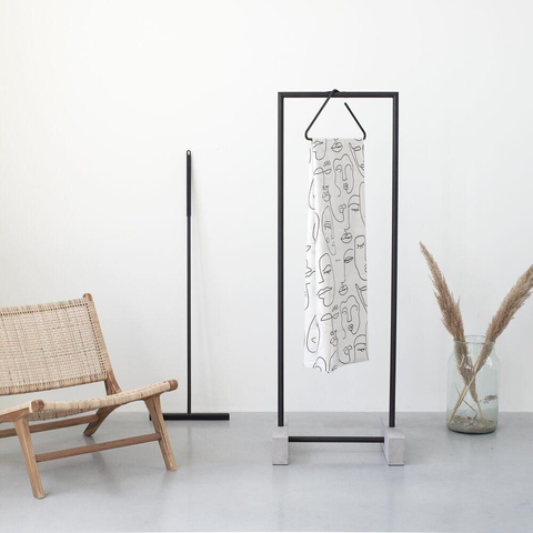 Sealskin Mind Rideau de douche 180x200 cm PEVA Noir / Blanc SW699494
