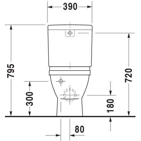Duravit Starck 3 Duobloccloset - back-to-wall - voor varioset - diepspoel - glans wit 0314242