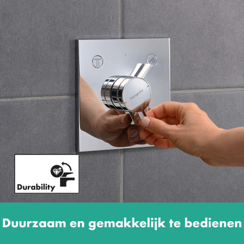 Hansgrohe DuoTurn E Inbouw mengkraan - voor 2 functies - hoogglans chroom SW918661