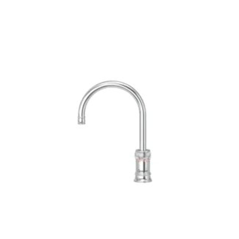 Quooker Classic Nordic Round kokendwaterkraan - draaibare uitloop - Combi reservoir - Warm / kokend water - Chroom SW299655