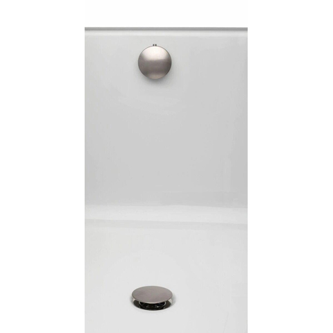 Fortifura Calvi badafvoercombinatie met draaibediening - PVD - geborsteld RVS SW696225