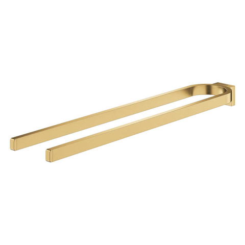 Grohe Selection Handdoekhouder - 36cm - dubbel - niet draaibaar - brushed cool sunrise (goud) SW482065