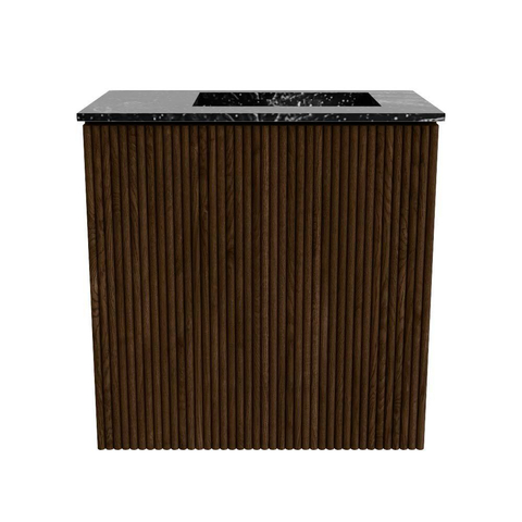 Mondiaz JOYA-DLUX Meuble de toilette 40cm - couleur Walnut - Vasque FAYE position Droite 1 trou de robinet couleur Lava. SW1422440