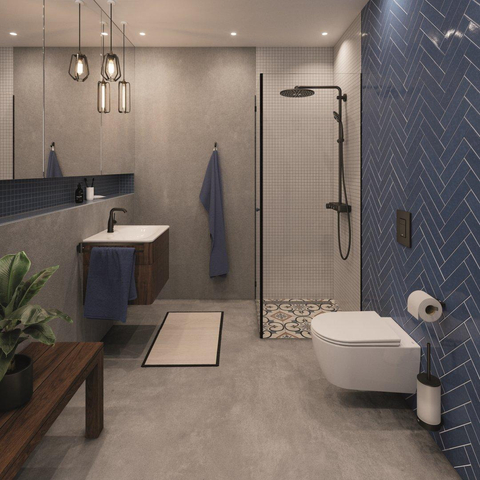 Grohe Essence New 1-gats wastafelkraan m-size voorsprong 11.4cm phantom black SW901443