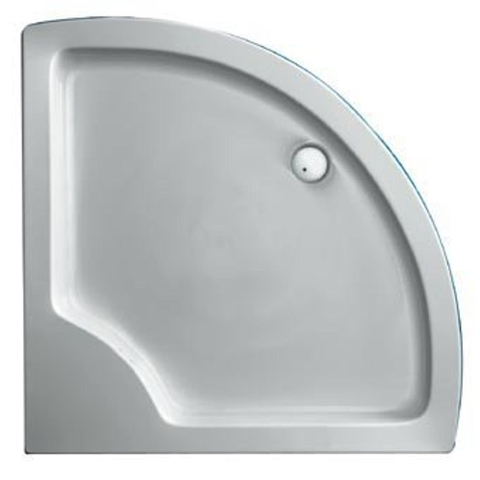 Plieger Luxury douchebak 90x90x18cm acryl kwartrond wit 0940992