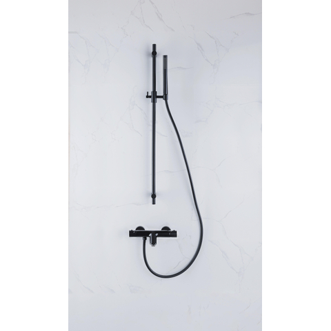 Adema Sparkle 2.0 thermostatische bad-/douchekraan - zwart OUTLETSTORE STORE40576
