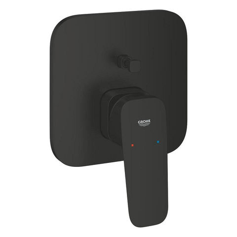 Grohe Cubeo Inbouwmengkraan - 2-weg omstelling - matte black (mat zwart) SW1186615