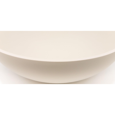 Zeza Element Waskom - 41x41x14cm - solid surface - mat crème (beige) SW1440417