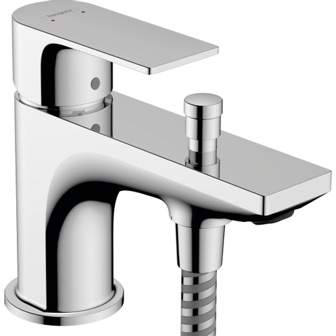 Hansgrohe Rebris e 1 greeps bad- en douchemengkraan Monotrou - met 2 flow rates - hoogglans chroom SW803057