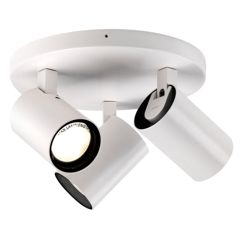 Astro Aqua Triple Round Spots de surface 15,1cm IP44 culot GU10 blanc SW378131