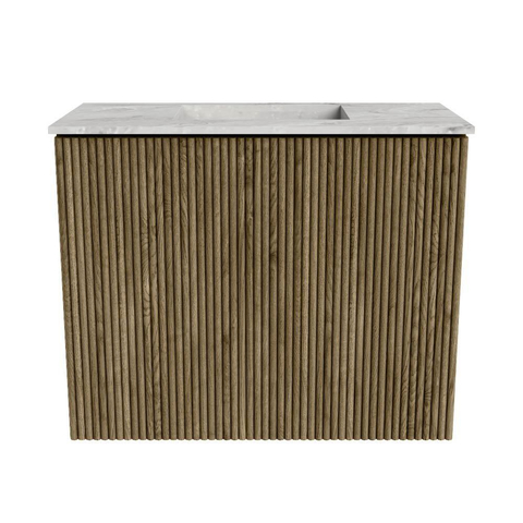 Mondiaz JOYA-DLUX Meuble de salle de bains - 50cm - couleur Dusk - Lavabo FAYE position Milieu Sans trou de robinet couleur Glace SW1423132