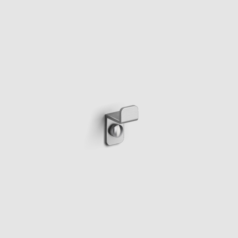 Clou Fold enkele haak rvs geborsteld SW417071