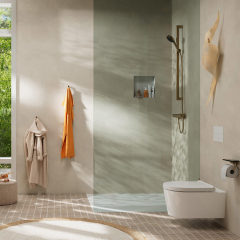 Hansgrohe Tecturis s Eengreeps douchekraan - opbouw - geborsteld brons SW918590