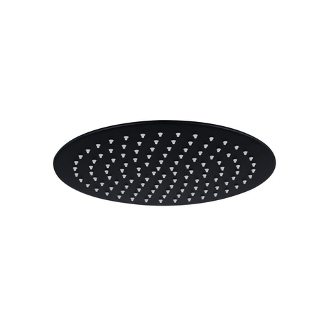 FugaFlow Eccelente Acces Douche de tête - 25cm - ronde - bras de plafond 20cm - noir mat SW1468876