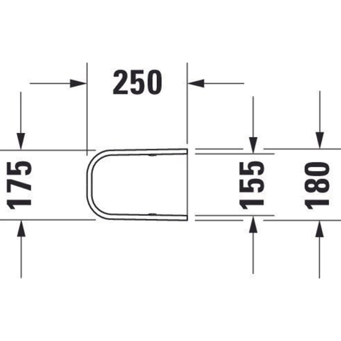 Duravit Happy D.2 Sifonkap - voor fontein - wit SW54274