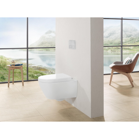 Villeroy & Boch Subway 2.0 abattant de WC - déclipsable - blanc 0124070