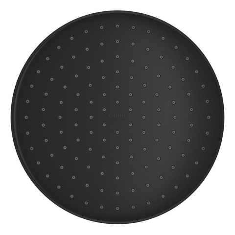 Grohe Vitalio Start 250 Regendoucheset - hoofddouche 25cm - ronde handdouche - 2 straalsoorten - met douchethermostaat - matte black (mat zwart) SW1126877