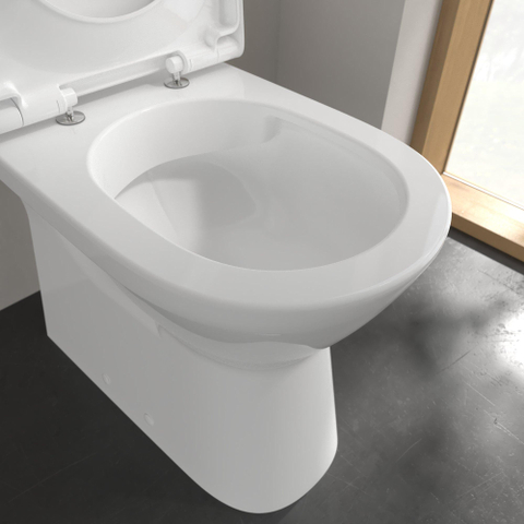 Villeroy & Boch Vicare combipack Vita - met wandcloset PK DirectFlush reservoir verhoogde closetzitting - softclose - White Alpine (glans wit) 1025071
